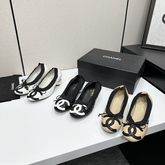 CC original lambskin ballet flats CH00206