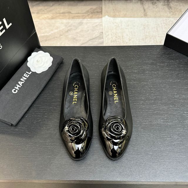 CC original lambskin ballet flats CH00213