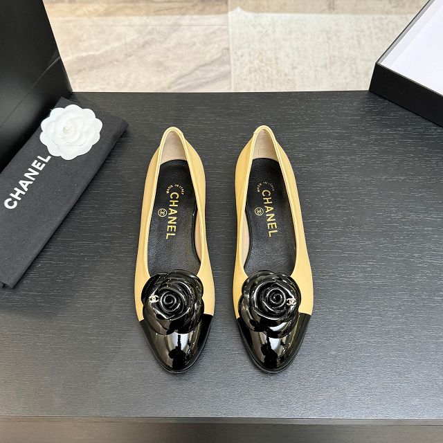 CC original lambskin ballet flats CH00213