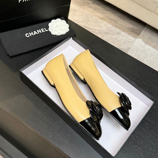 CC original lambskin ballet flats CH00213