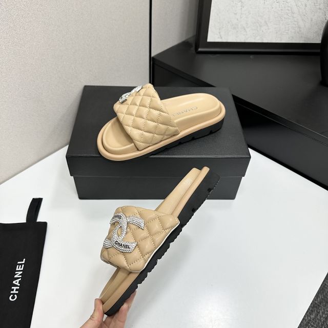 CC original lambskin mules CH00210