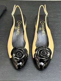 CC original lambskin slingbacks CH00214