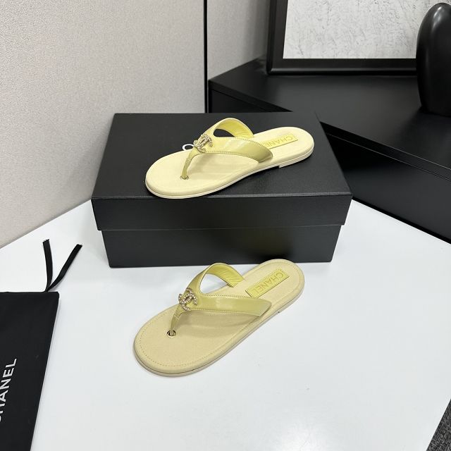 CC original lambskin thongs CH00201