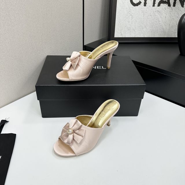 CC original calfskin 80mm heels sandals CH00225