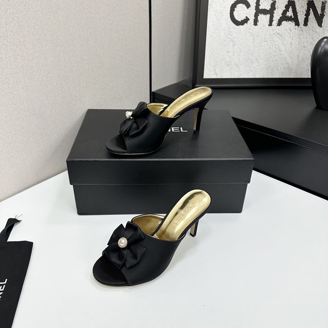 CC original calfskin 80mm heels sandals CH00225