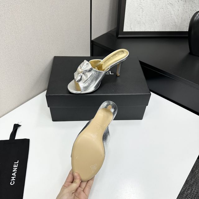 CC original calfskin 80mm heels sandals CH00225