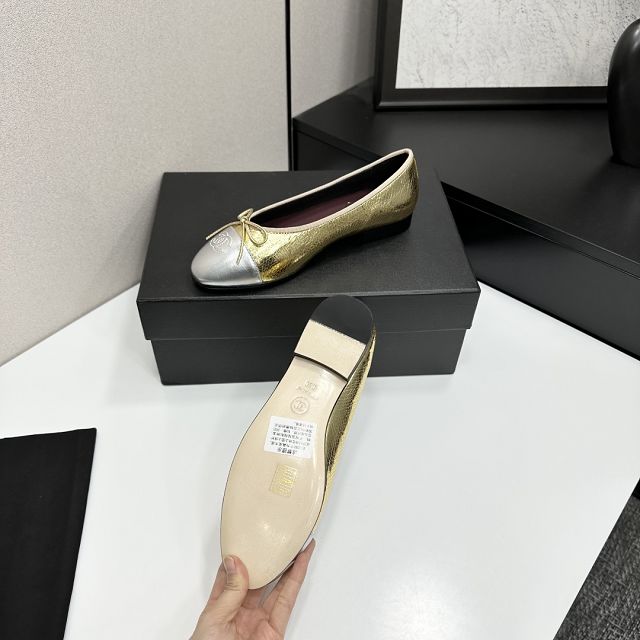 CC original calfskin ballet flats CH00234