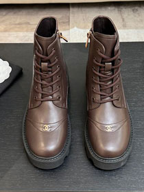 CC original calfskin short boots CH00236
