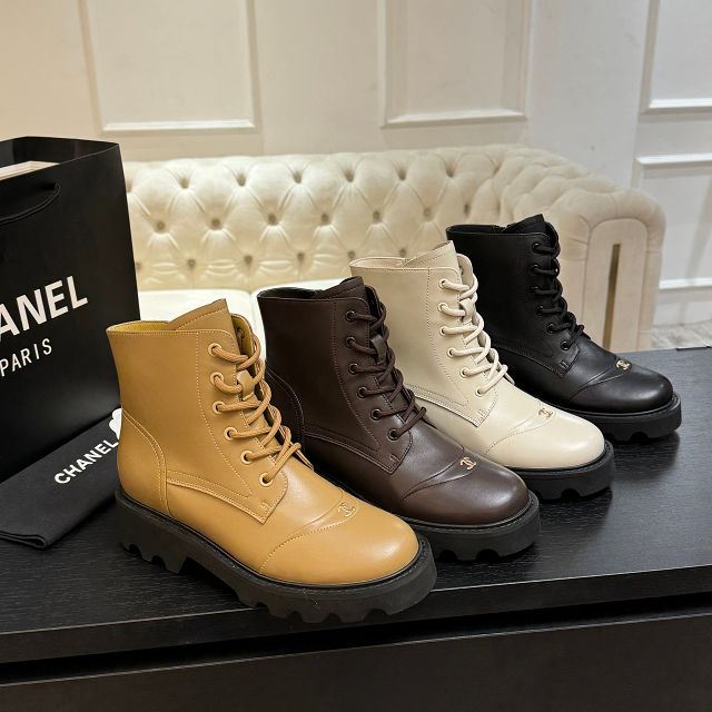 CC original calfskin short boots CH00236