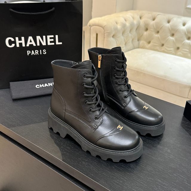 CC original calfskin short boots CH00236