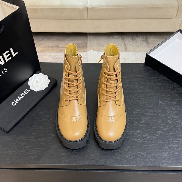 CC original calfskin short boots CH00236