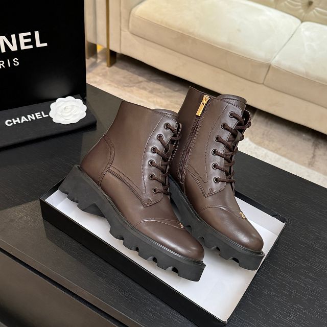 CC original calfskin short boots CH00236