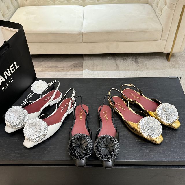 CC original calfskin slingbacks CH00229