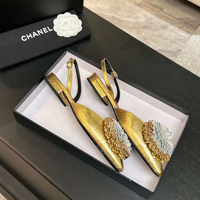 CC original calfskin slingbacks CH00229