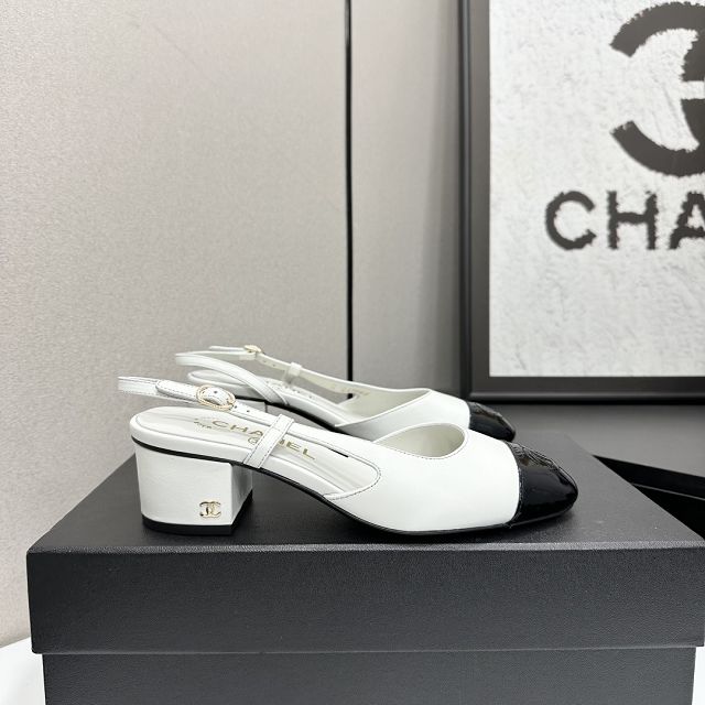 CC original lambskin 40mm slingbacks CH00254