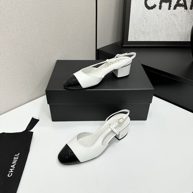 CC original lambskin 40mm slingbacks CH00254