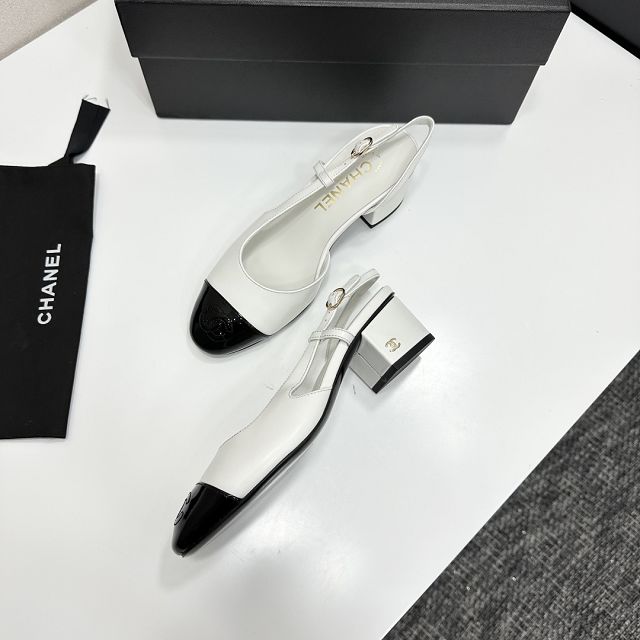 CC original lambskin 40mm slingbacks CH00254