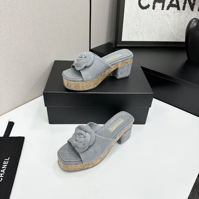 CC original lambskin 65mm heels sandals CH00227