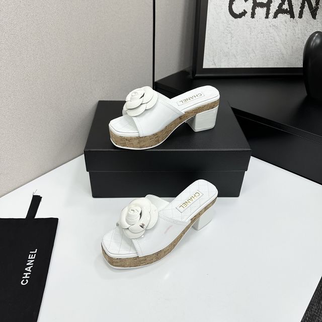 CC original lambskin 65mm heels sandals CH00227