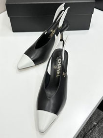 CC original lambskin 70mm slingbacks CH00238