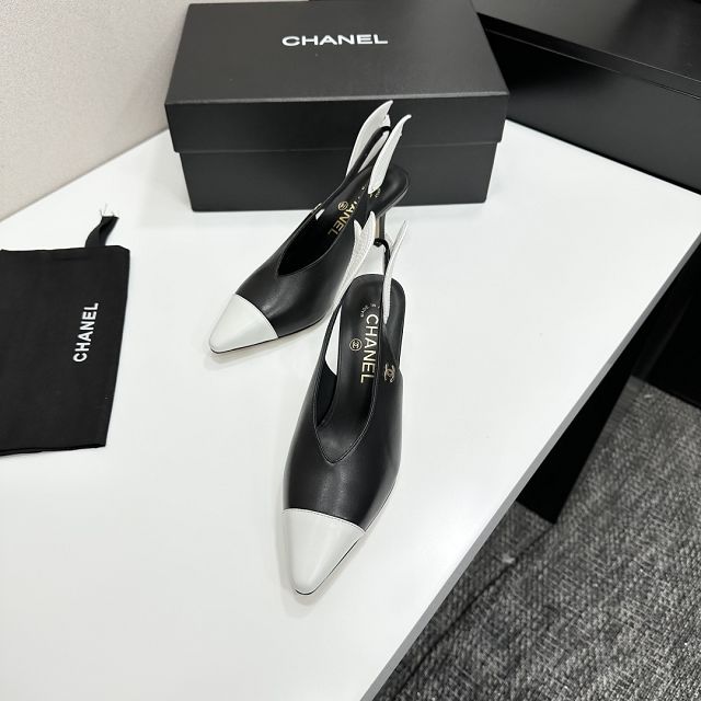 CC original lambskin 70mm slingbacks CH00238