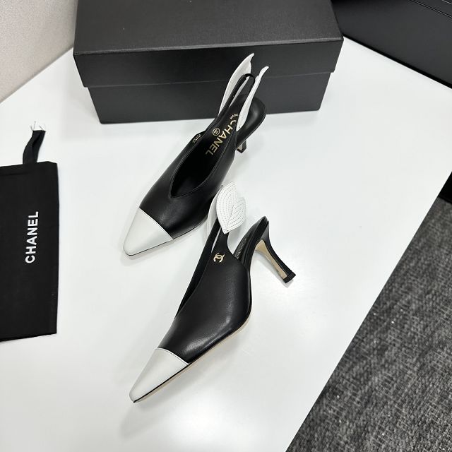 CC original lambskin 70mm slingbacks CH00238