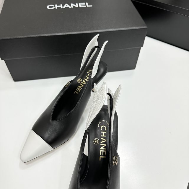 CC original lambskin 70mm slingbacks CH00238