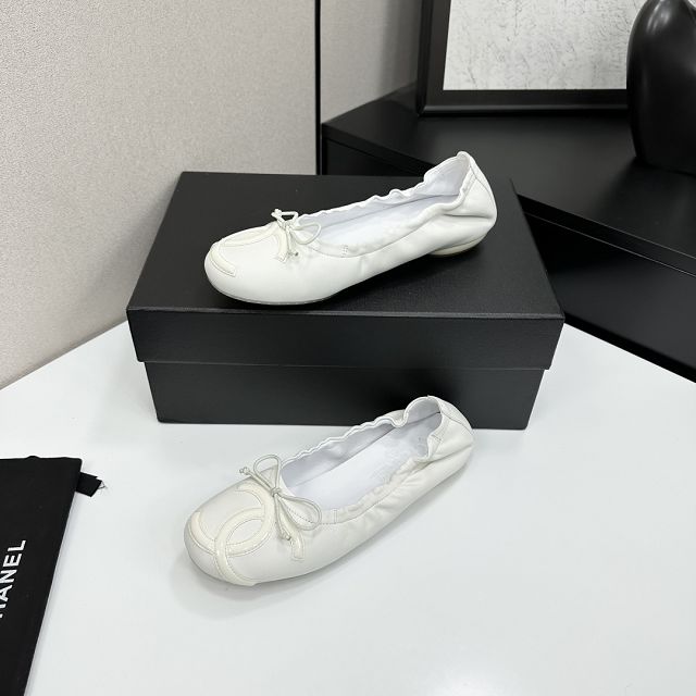 CC original lambskin ballet flats CH00247