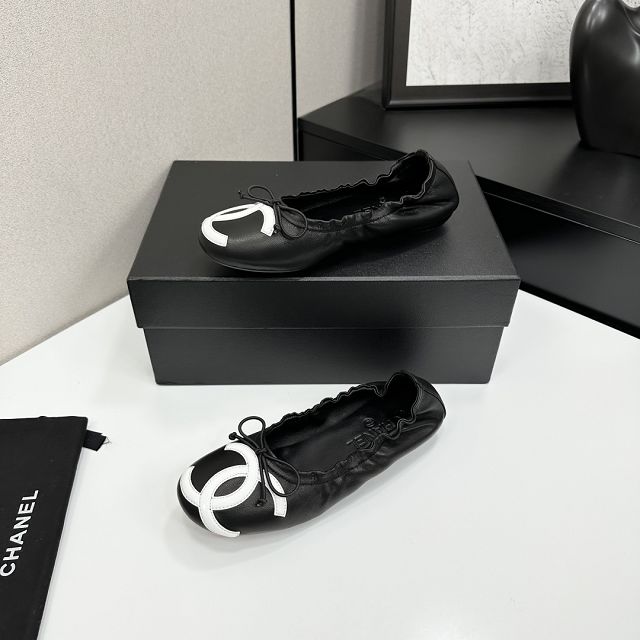 CC original lambskin ballet flats CH00247
