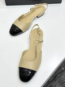 CC original lambskin slingbacks CH00253