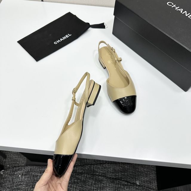CC original lambskin slingbacks CH00253