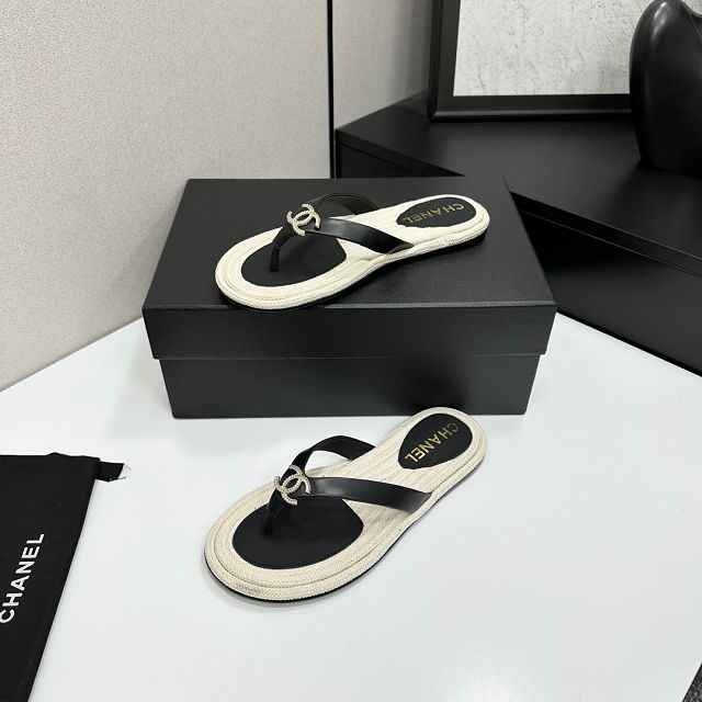 CC original lambskin thongs CH00245