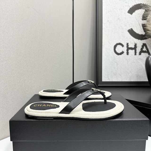 CC original lambskin thongs CH00245