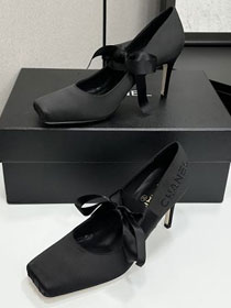 CC original suede calfskin 70mm heels pumps CH00231