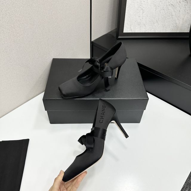 CC original suede calfskin 70mm heels pumps CH00231