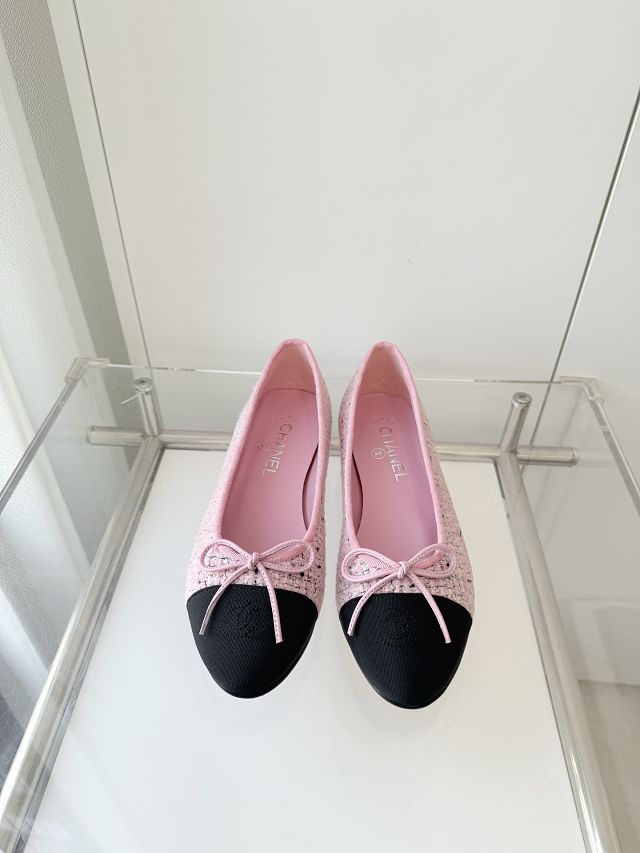 CC original suede calfskin ballet flats CH00243