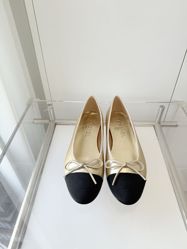 CC original suede calfskin ballet flats CH00243