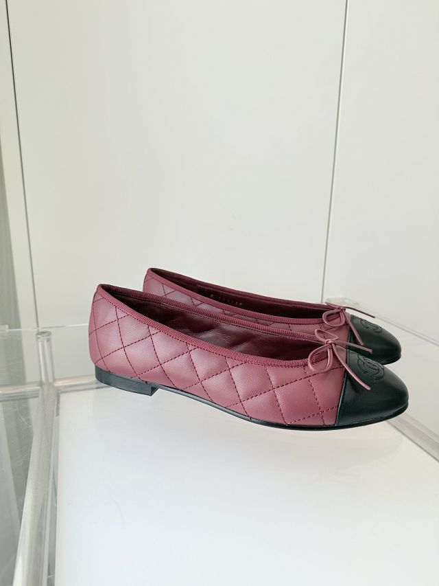 CC original suede calfskin ballet flats CH00243