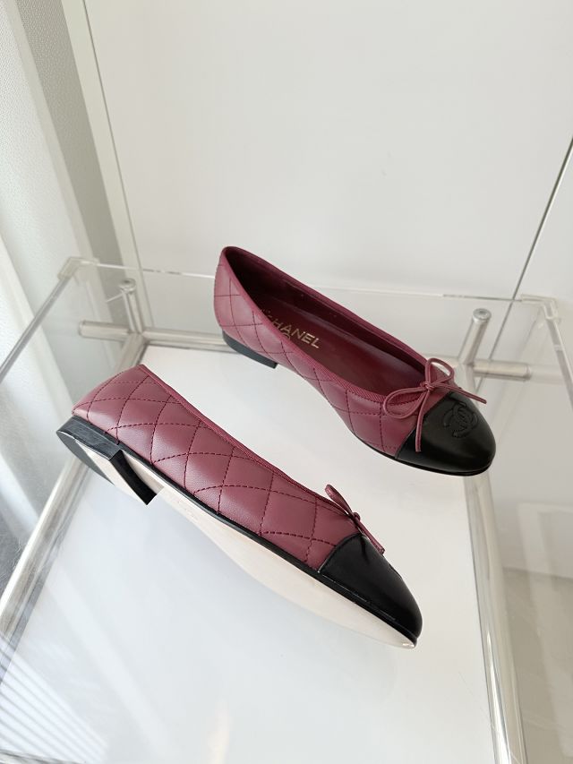 CC original suede calfskin ballet flats CH00243