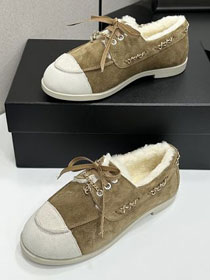 CC original suede calfskin loafers CH00250