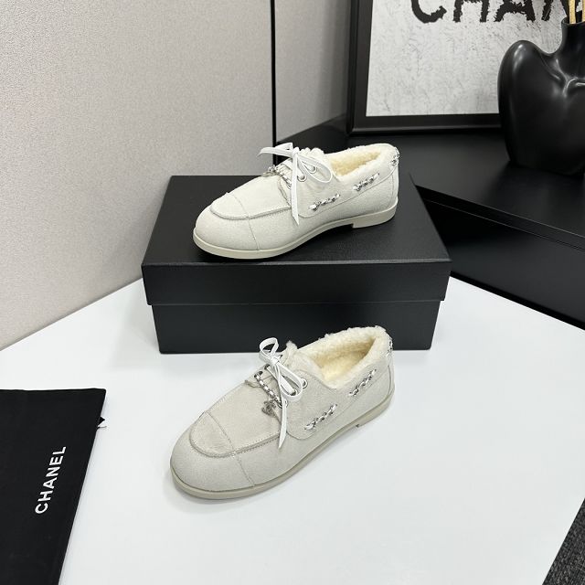 CC original suede calfskin loafers CH00250