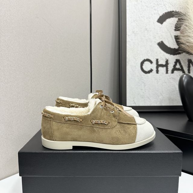 CC original suede calfskin loafers CH00250