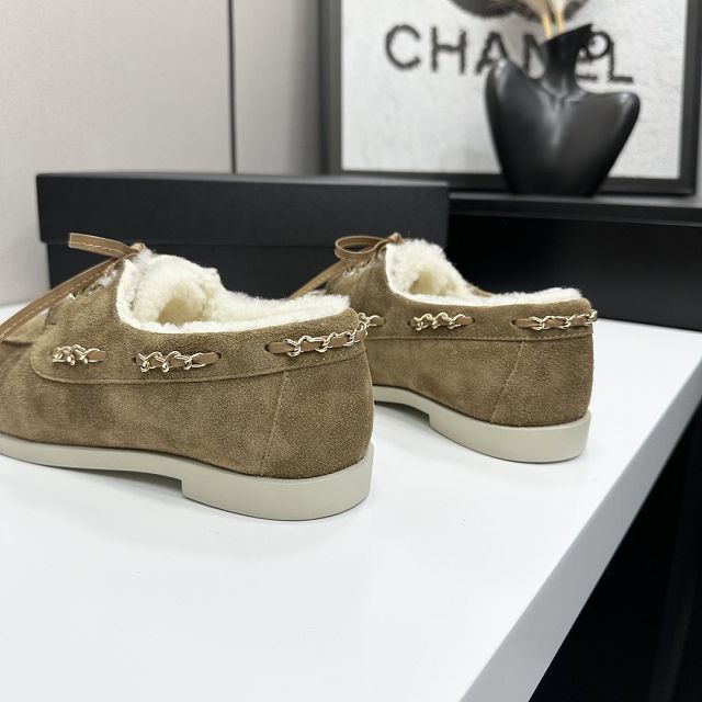 CC original suede calfskin loafers CH00250