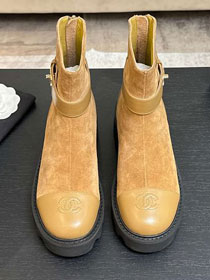 CC original suede calfskin short boots CH00235