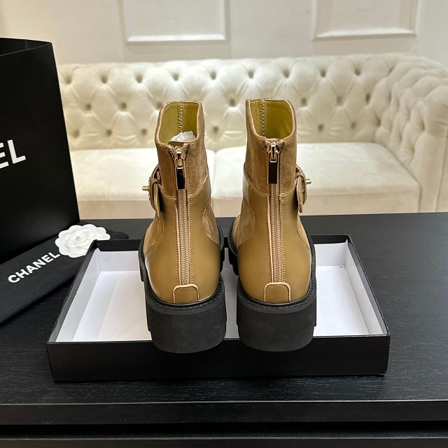 CC original suede calfskin short boots CH00235