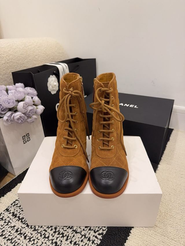 CC original suede calfskin short boots CH00255