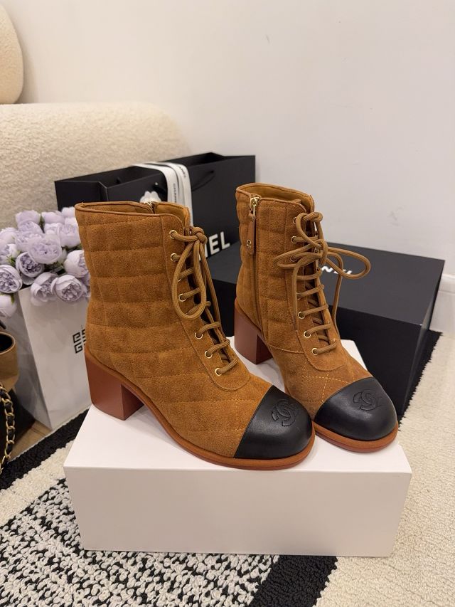 CC original suede calfskin short boots CH00255