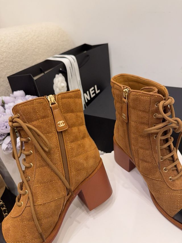 CC original suede calfskin short boots CH00255