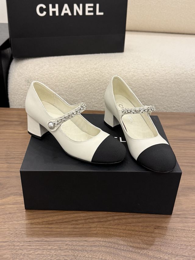 CC original lambskin 45mm pumps CH00296