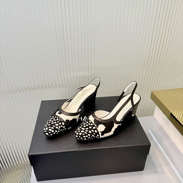 CC original lambskin 65mm slingbacks CH00277